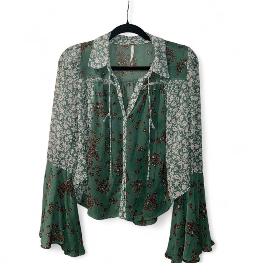 Free People Serena bell-sleeve